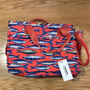 Vera Bradley Vibrant Fish Pattern Tote